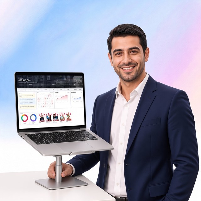 Yönetim şirketi masaüstü bilgisayarla